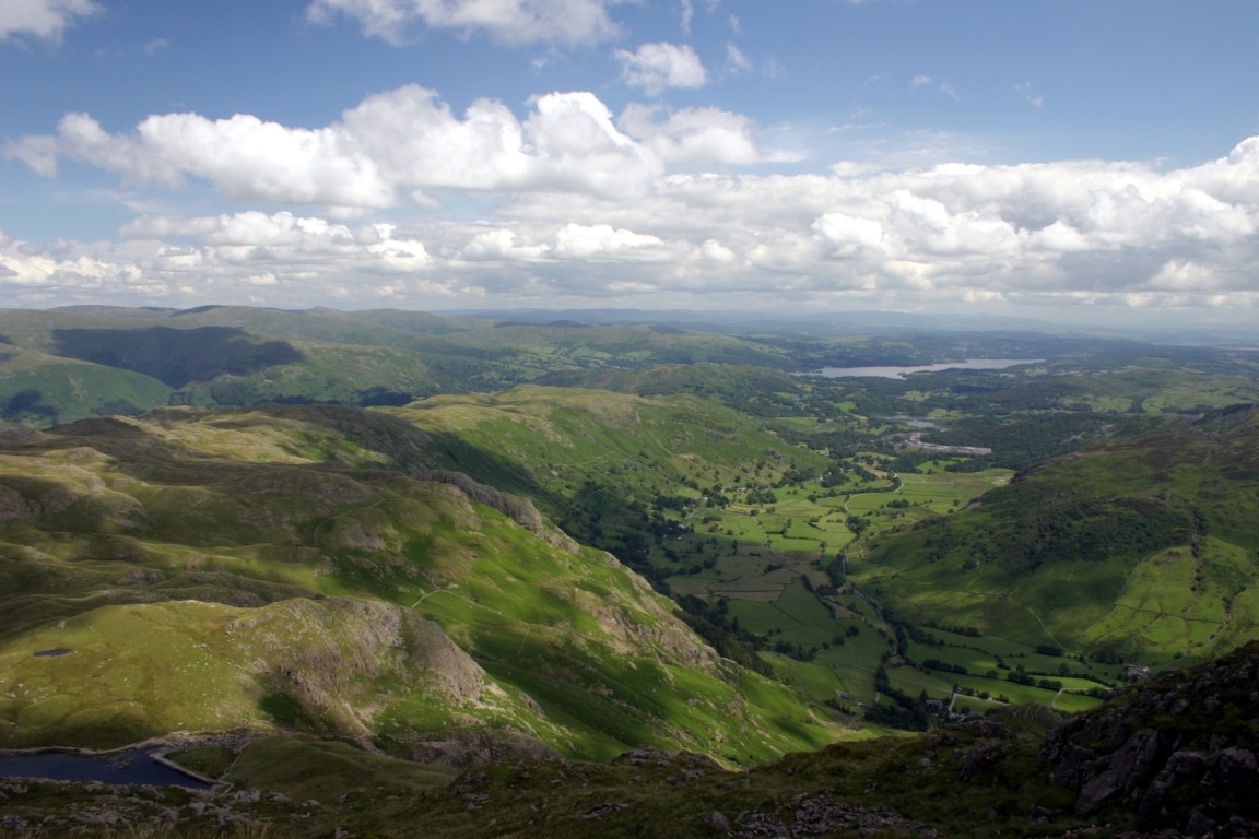 View From Top Of Pavey Ark